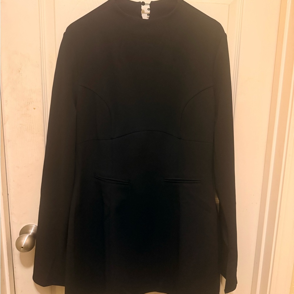 Chic Black Backless Women's Dress